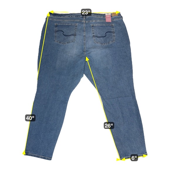 Levi's Signature Women's Size 39 (18W) High-Rise Skinny Jeans - Picture 8 of 8